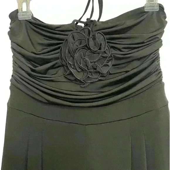 Express NWT Strapless Wide Leg Jumpsuit Black Size Small - Picture 2 of 14